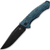 Bestech Keen II - Blackwash - G10, azul, preto
