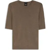 BOSS Pullover 'Farbella' castanho