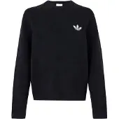 Adidas Originals Pullover 'Trefoil Essentials' preto / branco