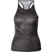 Weekday Top 'Diya' cinzento escuro / preto