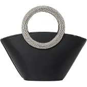 Faina Malas de tiracolo preto / prata