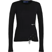 Karl lagerfeld JEANS Pullover preto / branco