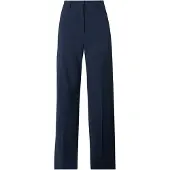 Weekend Max Mara Calças com vincos 'VISIVO' navy