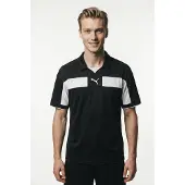 Puma Camisa funcionais 'TeamClassic' preto / branco