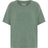 Copenhagen Studios Camisa de pijama verde escuro