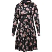 Usha Vestido cor-de-rosa / preto