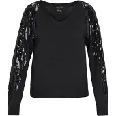 Faina Pullover preto