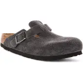 Birkenstock Tamancos Boston mulheres - Cinza - 38