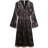 Superdry Vestido Midi De Manga Comprida W8011795a