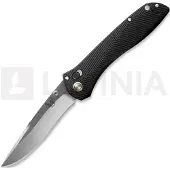 Benchmade Navalha Seven Ten M390 Satin, black aluminum