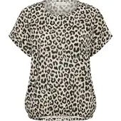 Kaffe Blusa 'KAVilia' bege / preto / branco natural