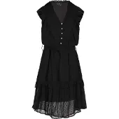 Faina Vestidos camiseiros preto
