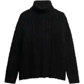 Superdry Camisola De Gola Alta Cable