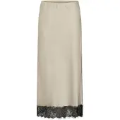 Kaffe Saia 'Hilll' preto / branco casca de ovo