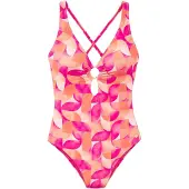 LASCANA Fato de banho laranja / alperce / pêssego / rosa
