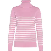 Saint tropez Pullover 'MilaSZ' rosa escurecido / branco