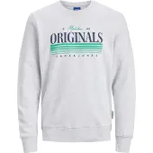 Jack & Jones Sweatshirt 'JORPalma' marinho / jade / esbranquiçado