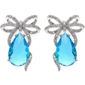 Avant Garde Brincos 'Wandaa' azul claro