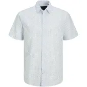 Jack & Jones Camisa De Manga Curta Blasummer Linen Print