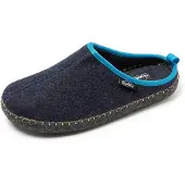 Nuvola Nuvola. Pantufa 'Zueco Rim' azul escuro