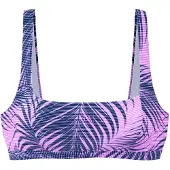 LASCANA Top de biquíni desportivo marinho / lilás