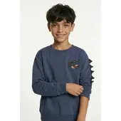Name it Sweatshirt 'NMMKETIL' opal / castanho / branco