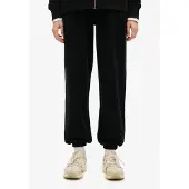 Superdry para mulher. W7011266A Calças Jogger Essential pretas (S), Preto, Casual, Algodão