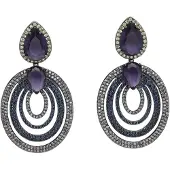 Avant Garde Brincos 'Genevievema' roxo
