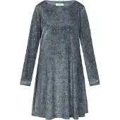 Usha Vestido azul / verde / laranja