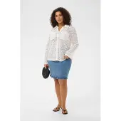 KAFFE CURVE Blusa 'KCcindia' offwhite