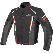 Büse Miles Preto/Branco/Vermelho XL
