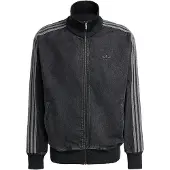 Adidas Originals Casaco meia-estação 'Adicolor Firebird' cinzento escuro / preto denim