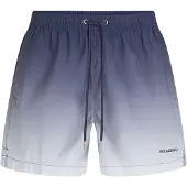 Karl Lagerfeld Calções de banho safira / azul escuro / offwhite