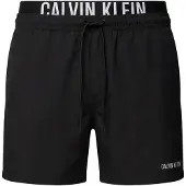 Calvin Klein Underwear Calções de banho 'Intense Power' preto / branco