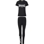 Lonsdale Fato de treino 'Jupiner' preto / branco