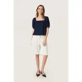 Soaked in luxury Blusa 'SLCoopelia' azul escuro