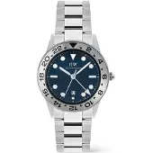 Daniel Wellington Iconic GMT 40 Link Brushed Bezel Silver DW00100922