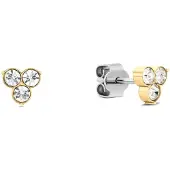 Tommy Hilfiger Gold-plated stud Orecchini with crystals Essential 2781033