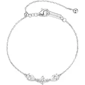 Brosway Pulseira de prata com zircônia cúbica infinita branca FIW116