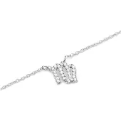 Daniel Wellington Collana Segno Zodiacale Vergine Cristallo Acciaio Dw00400948 — Collana