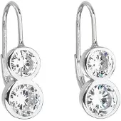 Evolution Group 11170.1 Argento Zirconi Trasparenti — Orecchini