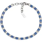 Amen Bracciale Da Uomo In Acciaio Con Perline ACBR1315 — Bracciale