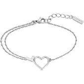 Lacoste Bracciale Romantico Acciaio Cuore — Bracciale