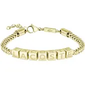 Lacoste Bracciale Originale Placcato Oro Uomo Script 2040522 — Bracciale