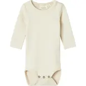 Lil´ Atelier Macacão/Body 'NBNGayo' bege claro