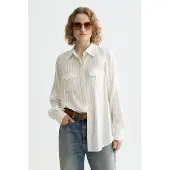 Scotch & Soda Camisa De Manga Comprida Striped Pockets
