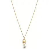 Liu Jo Collana Perle Logo Placcato Oro Lj2208 — Collana