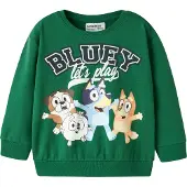 Name it Sweatshirt 'NMMJUST BLUEY' navy / azul claro / verde / branco