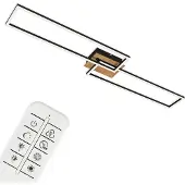 Briloner Candeeiro de teto LED Frame, controlo remoto