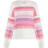 IZIA Pullover lavanda / rosa / rosado / branco